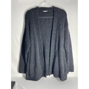 J.Jill PureJill Sherpa Cardigan Sweater Pockets Thick Wool Blend Size Large
